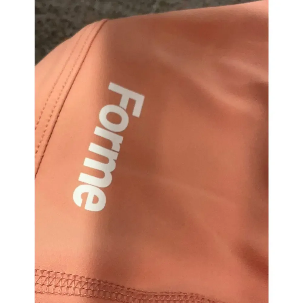 Forme Matching Activewear Set Pink Sports Bra/Yoga Pant High Rise Leggings M NWT